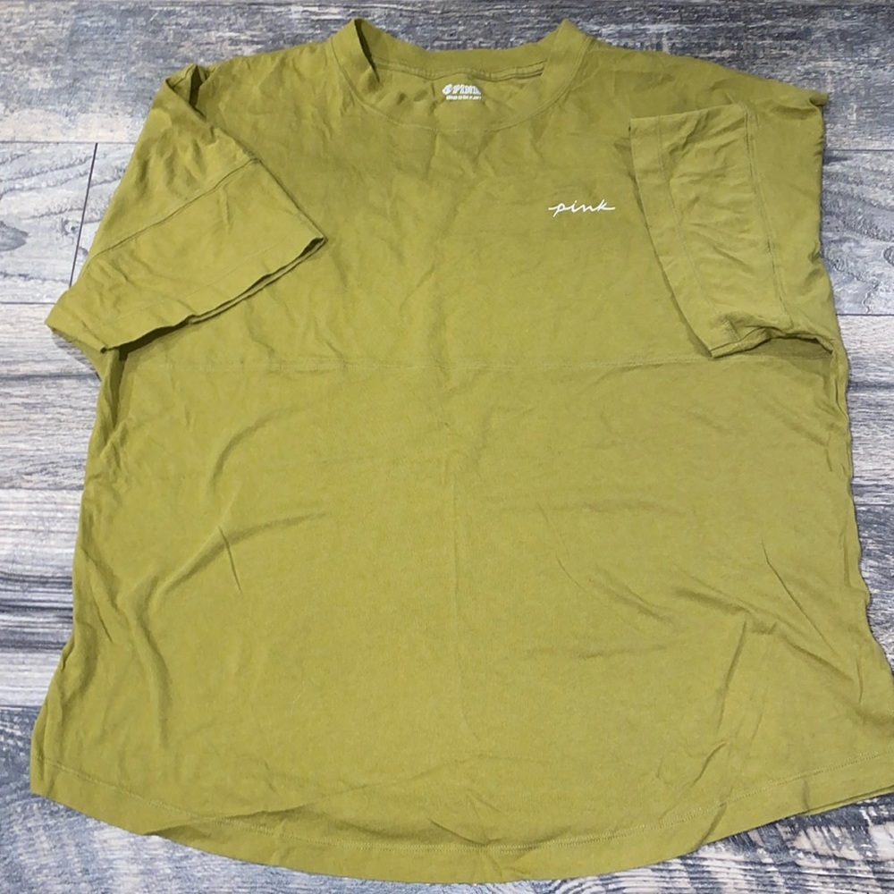 Pink shirt sleeve top size medium